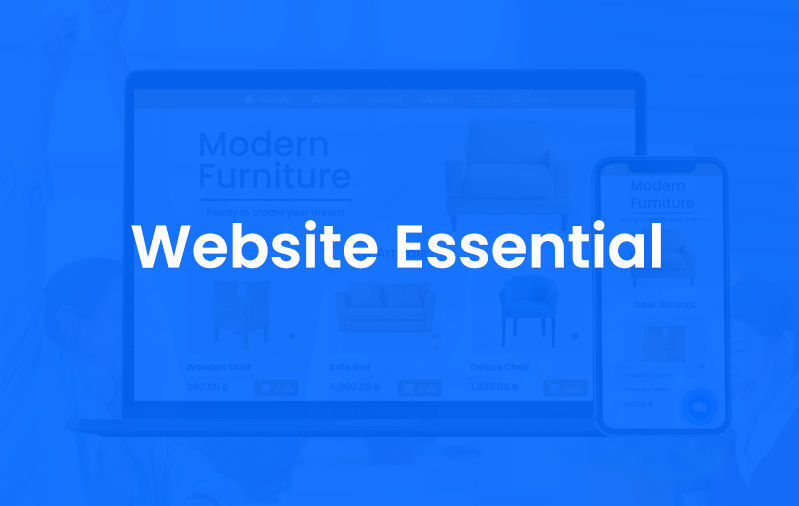 Website Essential

การพัฒนาเว็บไซต์ให้ประสบความสำเร็จทั้งด้านยอดขายและประสบการณ์ผู้ใช้